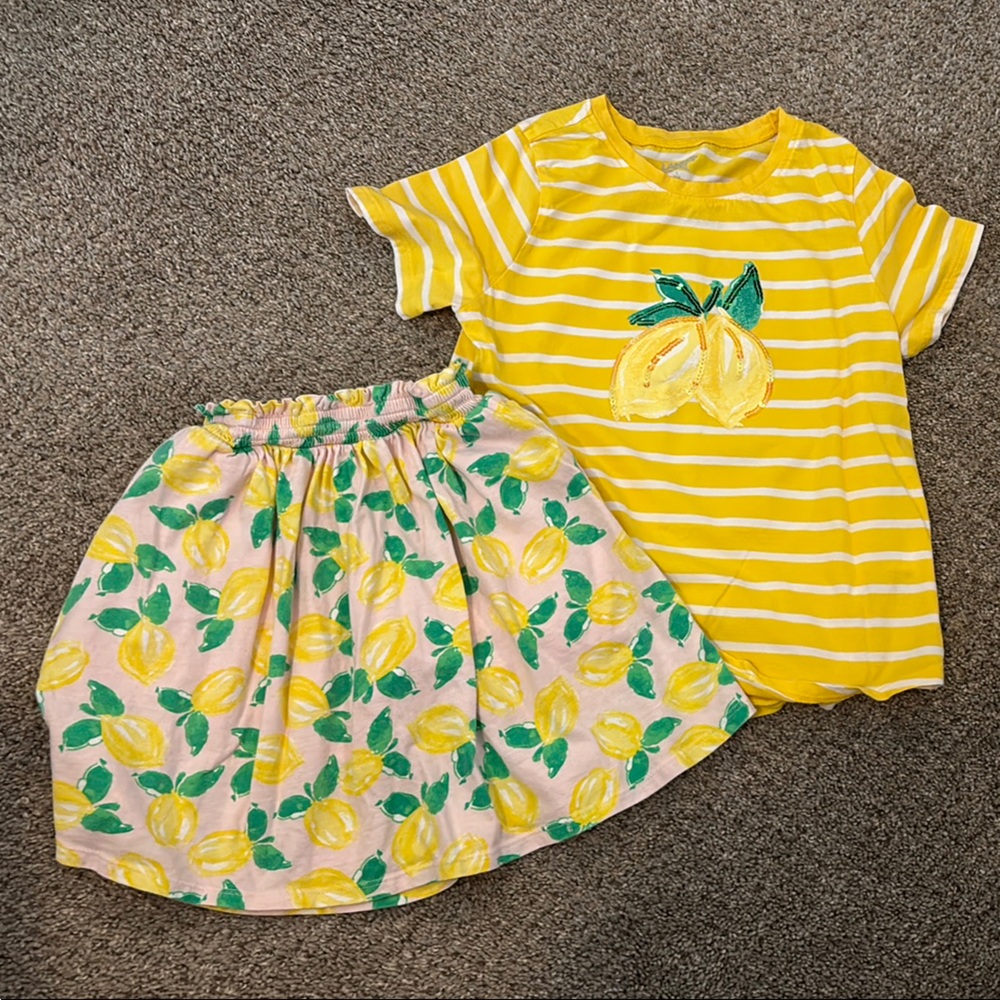Lands End lemon outfit